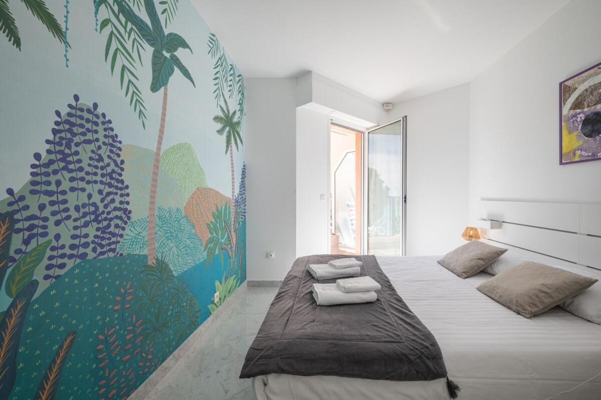 Ferienwohnung Le Coq Bleu D'Azur - Piscine - Parking! Menton Exterior foto